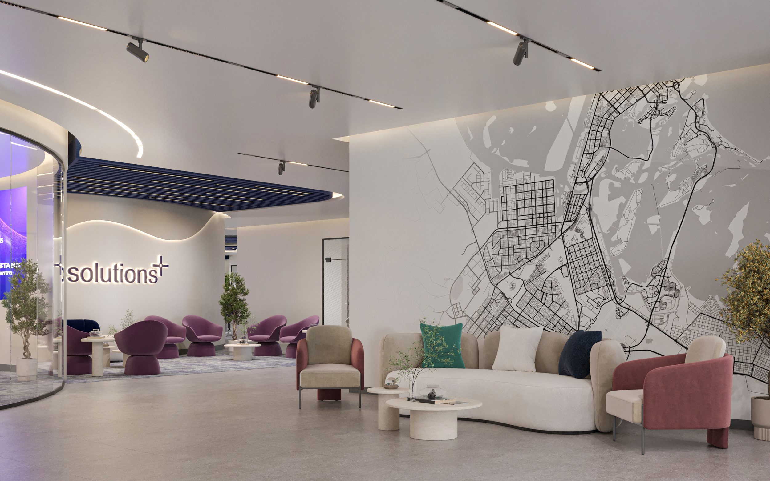 Lighting consultant reviewing technical drawings and specifications